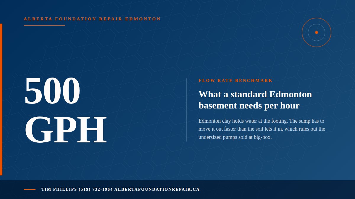 Sump Pump Installation Edmonton: Clay Soil and Frost Guide — key fact visual from Alberta Foundation Repair