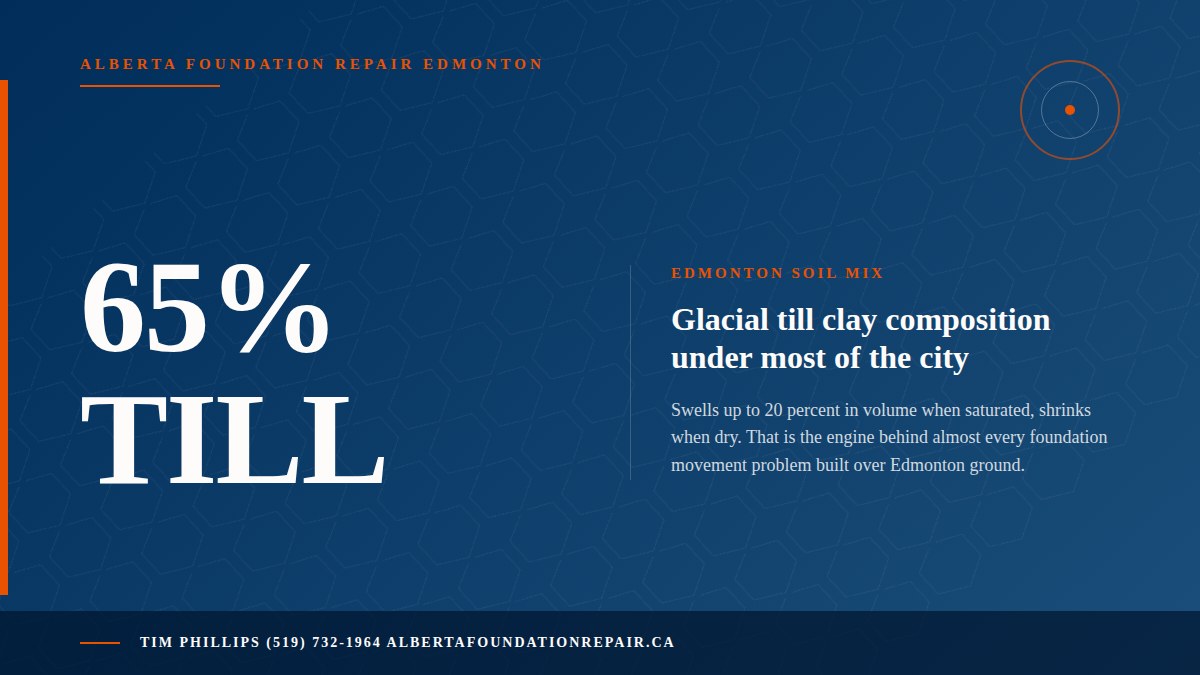 Edmonton Clay Soil and Your Foundation: Why This City Is Hard on Houses — key fact visual from Alberta Foundation Repair