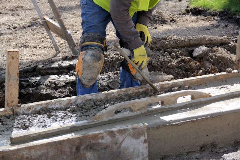 Concrete levelling work