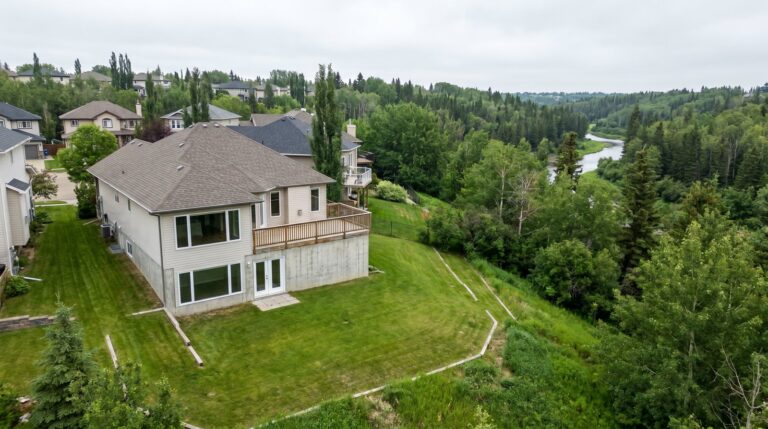 St. Albert ravine-lot home foundation - Alberta Foundation Repair Edmonton